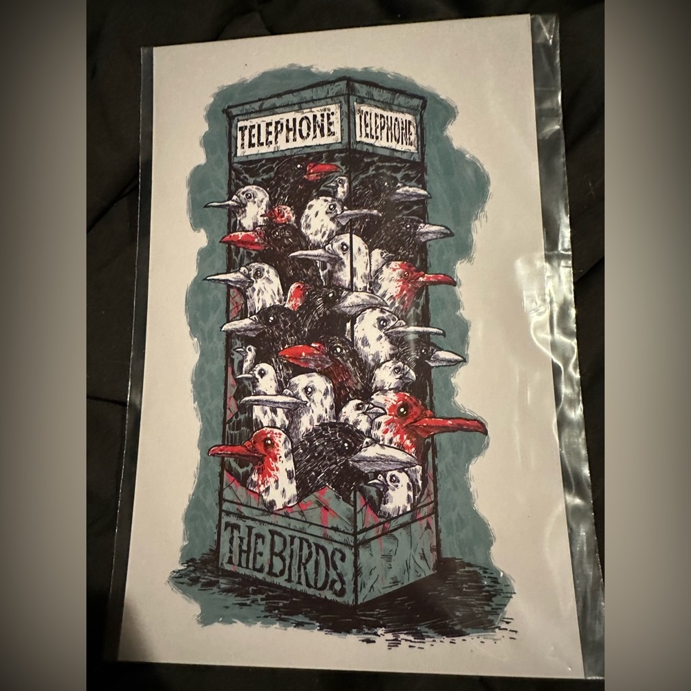Alfred Hitchcock The Birds Art Print